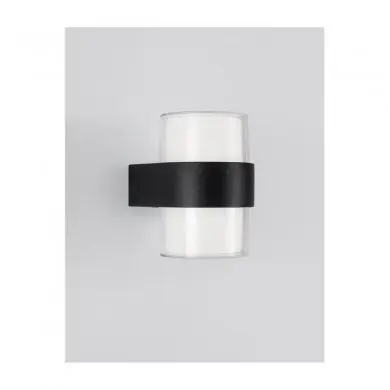 Applique Murale Extérieure DARF Sable Noir LED 10 W NOVA LUCE 9925666