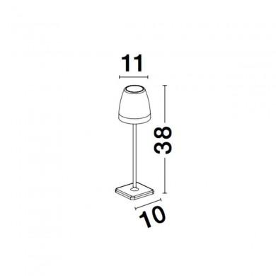 Lampe Sans Fil USB COLT Noir LED 1W NOVA LUCE 9223400