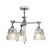 Suspension Salle de Bain Agatha Chrome 3x3,5W G9 ELSTEAD LIGHTING BATH-AGATHA3P PC