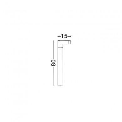 Borne Lumineuse Extérieure APOLLO Gris Foncé LED 6 W NOVA LUCE 713311