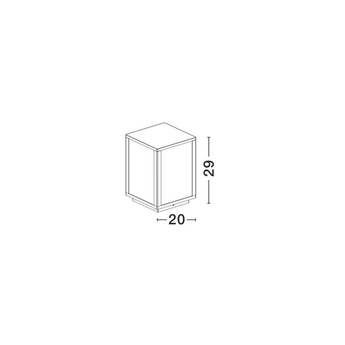 Borne Lumineuse Extérieure ZEST E27 60W Nova Luce 870045