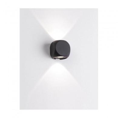 Applique Murale Extérieur ZARI Noir LED 2x2 W NOVA LUCE 9226216