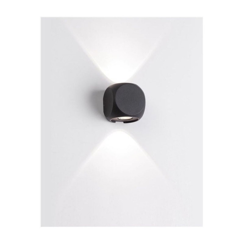 Applique Murale Extérieur ZARI Noir LED 2x2 W NL_9226216 9226216 Applique Murale Extérieur ZARI Noir LED 2x2 W NOVA LUCE 9226216