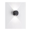 Applique Murale Extérieur ZARI Noir LED 2x2 W NOVA LUCE 9226216