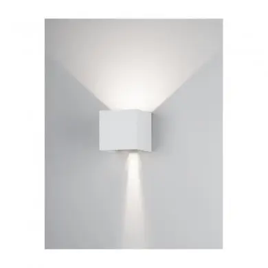 Applique Murale Extérieure COMO Blanc LED 2x3 W H11,2 NOVA LUCE 747406