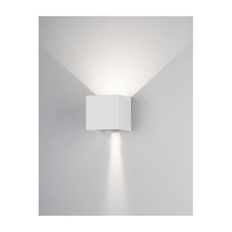 Applique Murale Extérieure COMO Blanc LED 2x3 W H11,2 NOVA LUCE 747406