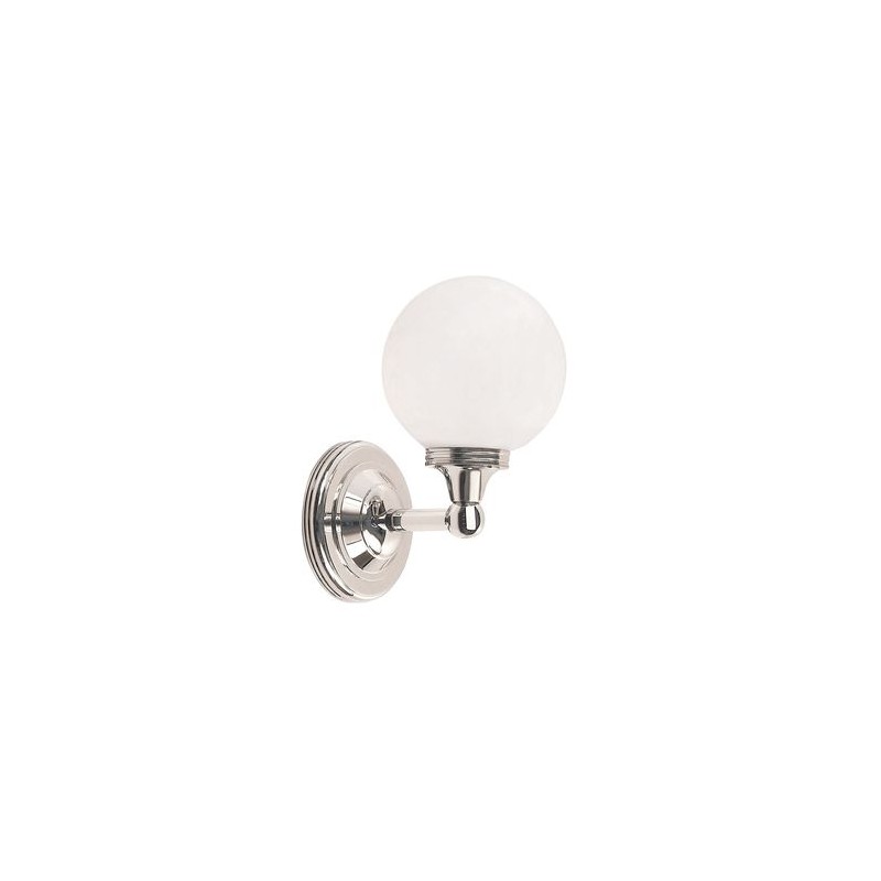 Applique Boule Salle de Bain Austen 40W Nickel Poli ELSTEAD LIGHTING bathausten4pn