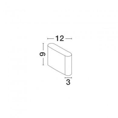 Applique Murale Extérieure SOHO Blanc LED 2x3 W NOVA LUCE 740402