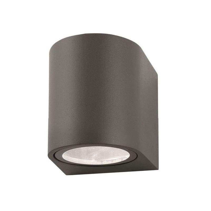 Applique Murale Extérieure NERO Gris Foncé GU10 35 W L7 NL_710021 710021 Applique Murale Extérieure NERO Gris Foncé GU10 35 W L7 NOVA LUCE 710021