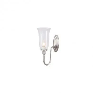 Applique Murale Blake H 34cm 1x40W Nickel Poli ELS_bathblake2pn bathblake2pn Applique Murale Blake H 34cm 1x40W Nickel Poli ELSTEAD LIGHTING bathblake2pn