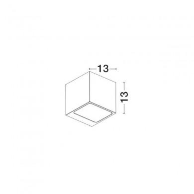 Applique Murale Extérieure CADMO Gris G9 5 W NOVA LUCE 71615601