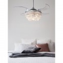 Ventilateur Plafond Retractable VEIL 122cm Chrome