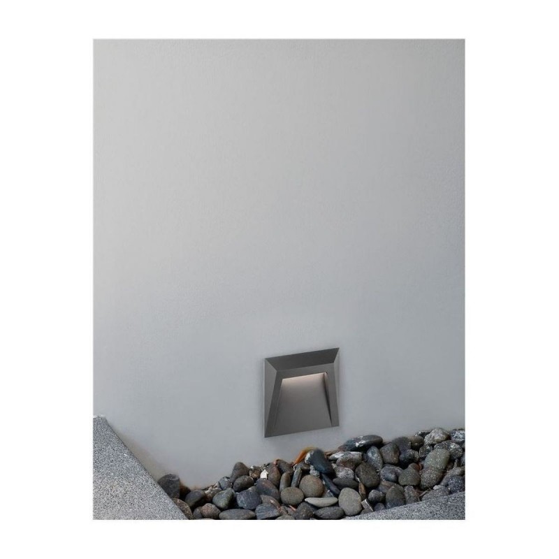 Applique Murale Extérieure LUTON Gris Foncé LED 1,2 W H12,5 NOVA LUCE 8403624