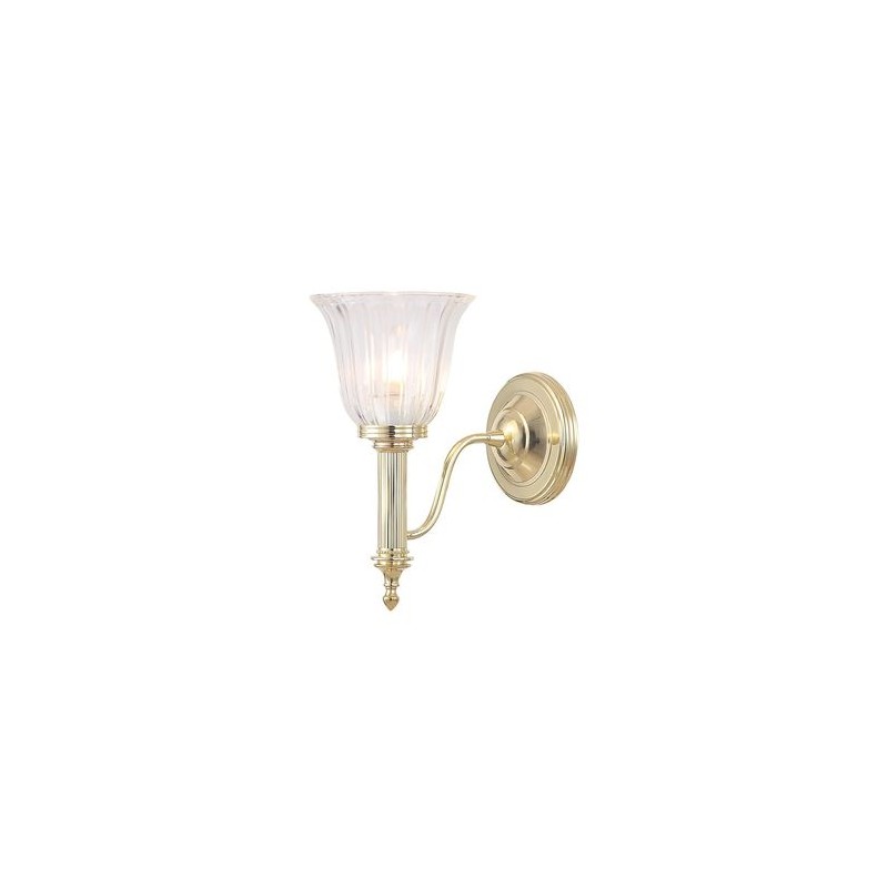 Applique Murale Carroll H 27cm 1x40W Laiton poli ELSTEAD LIGHTING bathcarroll1pb