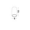 Plafonnier MARUPE Sable Noir GU10 10 W H10 NOVA LUCE 834865
