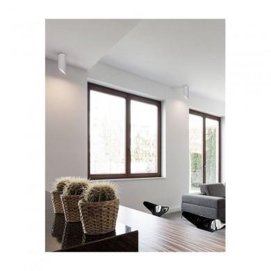 Plafonnier OSLO Sable Blanc GU10 10 W H15 NOVA LUCE 9184371