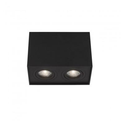 Plafonnier RENDE Sable Noir GU10 20 W H12,5 NOVA LUCE 820603