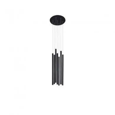 Suspension ULTRATHIN Sable Noir LED 7x3 W NL_9184024 9184024 Suspension ULTRATHIN Sable Noir LED 7x3 W NOVA LUCE 9184024