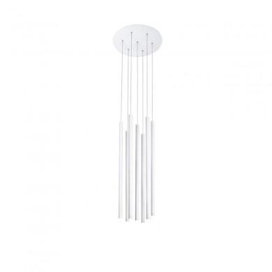 Suspension ULTRATHIN Sable Blanc LED 7x3 W NOVA LUCE 9184023