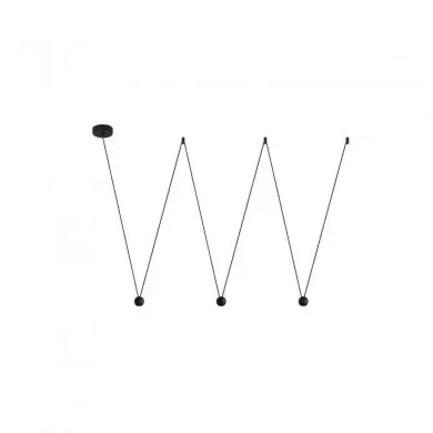 Suspension Déportée NOCCI Noir LED 3x4,5 W NL_9303941 9303941 Suspension Déportée NOCCI Noir LED 3x4,5 W NOVA LUCE 9303941