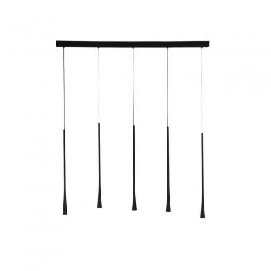 Suspension GOCCIO Noir LED 5x7 W NL_9504001 9504001 Suspension GOCCIO Noir LED 5x7 W NOVA LUCE 9504001