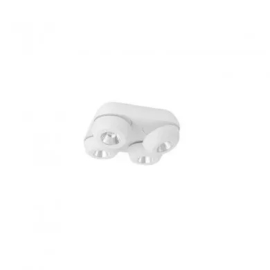 Plafonnier GON Sable Blanc LED 4x5 W NOVA LUCE 9105203