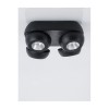 Plafonnier GON Sable Noir LED 4x5 W NOVA LUCE 9105103