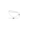 Applique Murale SANDRO Blanc E14 5 W H14 NOVA LUCE 516276