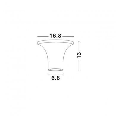 Plafonnier ORAZIO Blanc GU10 10 W H13 NOVA LUCE 61853202