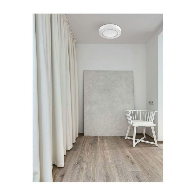 Plafonnier BONA Blanc E27 2x12 W NOVA LUCE 41880201