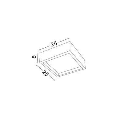 Plafonnier BELINA Blanc E27 2x12 W NOVA LUCE 41860201