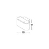 Applique Murale ZERINO Gris G9 5 W NOVA LUCE 9170202