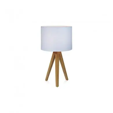 Lampe Scandinave Kullen 1x40W E14 Chêne Blanc MARKSLOJD 104625
