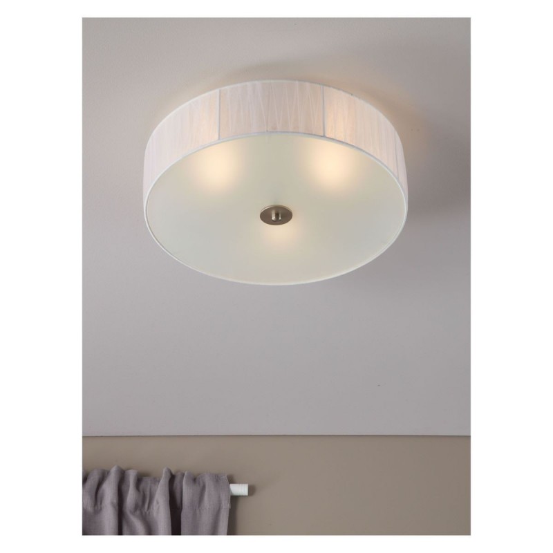 Plafonnier Circulaire Byske 3x40W E14 Blanc Givré MJ_104883 104883 Plafonnier Circulaire Byske 3x40W E14 Blanc Givré MARKSLOJD 104883