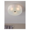 Plafonnier Circulaire Byske 3x40W E14 Blanc Givré MARKSLOJD 104883