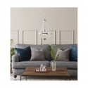 Lustre Granso 1x60W E27 Chromé Transparent