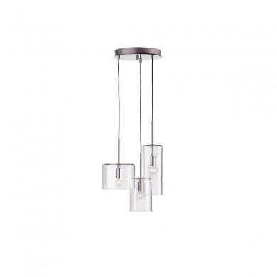 Suspension Rockford 3x40W E14 Chromé Transparent MARKSLOJD 105099