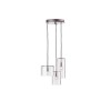 Suspension Rockford 3x40W E14 Chromé Transparent MARKSLOJD 105099