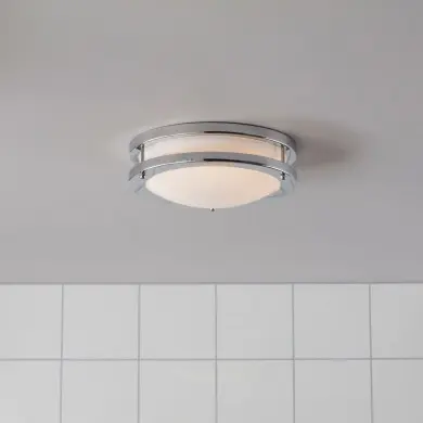 Plafonnier Taby 1x9W LED Chromé Blanc MARKSLOJD 105621