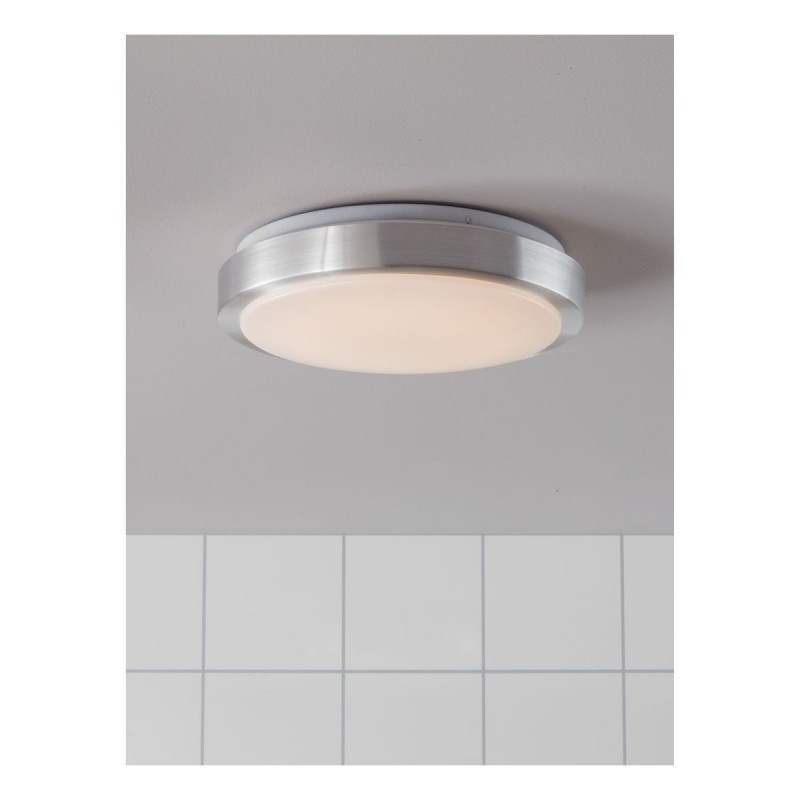 Plafonnier Plat Moon 1x9W LED Aluminium Blanc MARKSLOJD 105958