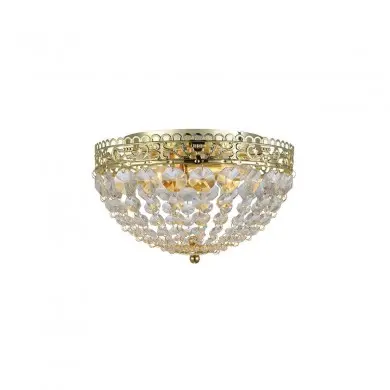 Plafonnier Saxholm 2x40W E14 Or Transparent MARKSLOJD 106063