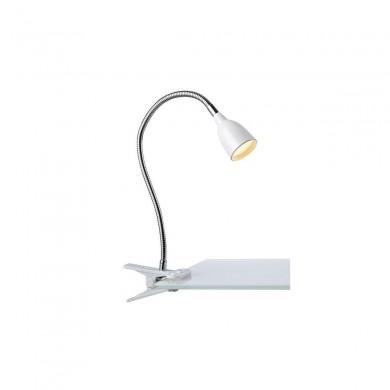 Lampe à Pince fixation serre joint FLEX 1x40W E14 BLANC