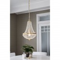 Lustre Montgolfière Granso 1x60W E27 Laiton Transparent