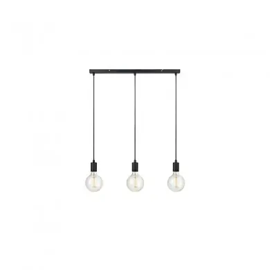 Suspension Boule Industrielle Sky 3x60W E27 Noir H16 MARKSLOJD 106336