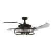 Ventilateur de plafond Classic 122cm Noir Rétractable BOUTICA DESIGN 212927