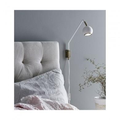 Applique Déportée Coco 35W GU10 Laiton Blanc MARKSLOJD 106872