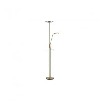 Lampadaire Liseuse Friend 2x18W 5W LED Laiton Antique MJ_107009 107009 Lampadaire Liseuse Friend 2x18W 5W LED Laiton Antique MARKSLOJD 107009