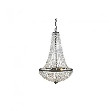 Lustre Montgolfière Granso 2x40W E14 Noir Transparent MARKSLOJD 107027