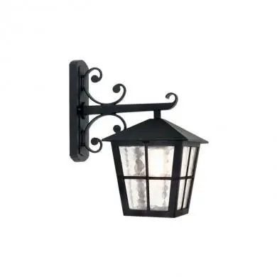 Applique Murale descendante Hereford H 40,5cm 1x100W Noir ELSTEAD LIGHTING bl52m