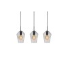 Suspension Retro 3x60W E27 Noir Gris MARKSLOJD 107132